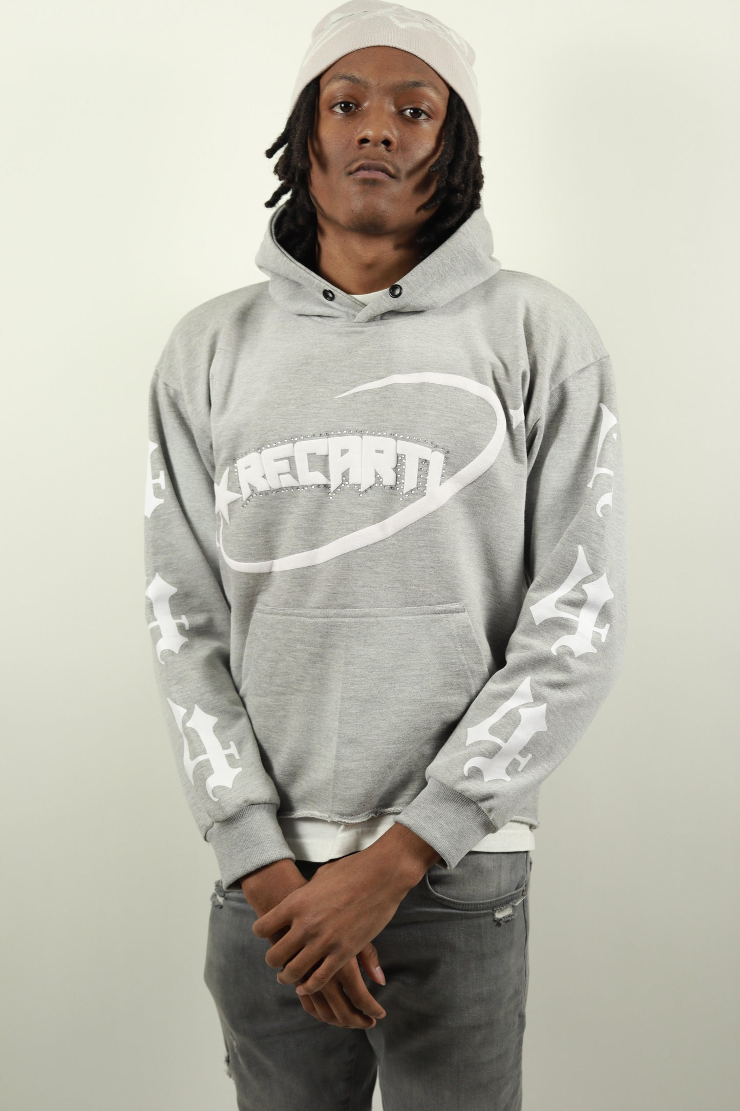 GREY RECARTI HEAVEN SENT HOODIE